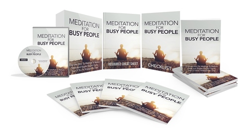 Product picture .: Meditation for Busy People Guide + Bonuses
